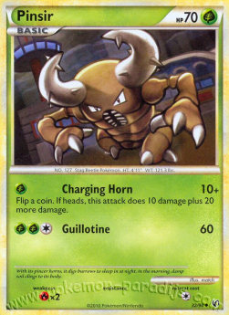 Pinsir UD-32 Uncommon Light Played Deutsch Reverse Holo