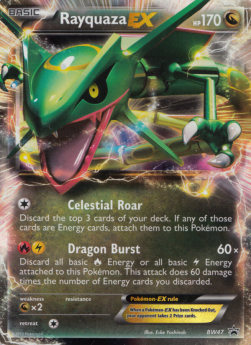Rayquaza EX BW-47 Promo Good Französisch
