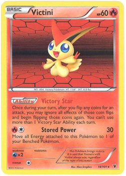 Victini NVI-14 Holo Rare Good Deutsch