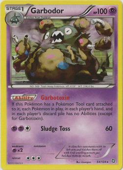 Garbodor DRX-54 Holo Rare Played Englisch