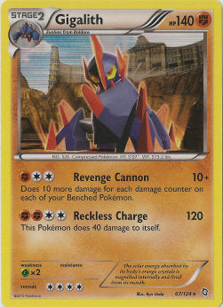 Gigalith DRX-67 Holo Rare Good Englisch Reverse Holo