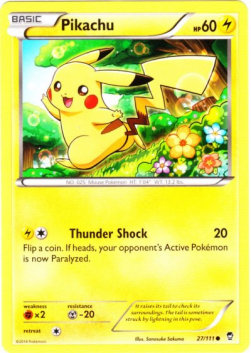 Pikachu FFI-27 Common Poor Englisch