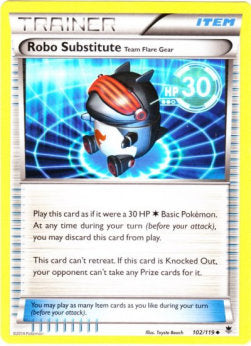 Robo Substitute Team Flare Gear PHF-102 Uncommon Light Played Englisch