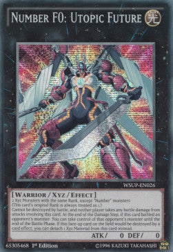 Nummer F0: Utopische Zukunft WSUP-026 Secret Rare Excellent Deutsch 1. Auflage