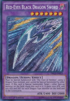 Rotäugiges schwarzes Drachenschwert DRL2-012 Secret Rare Good Deutsch 1. Auflage