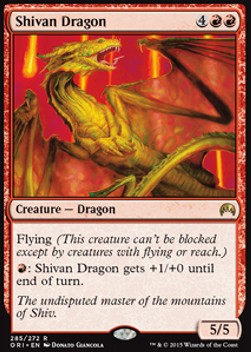 Shivan-Drache ORI-285 Rare Near Mint Deutsch