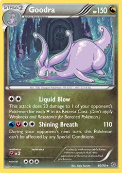 Goodra AOR-60 Holo Rare Played Deutsch