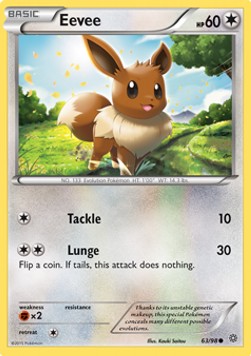 Eevee AOR-63 Common Near Mint Englisch Reverse Holo