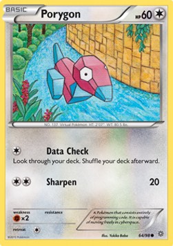 Porygon AOR-64 Common Good Deutsch Reverse Holo