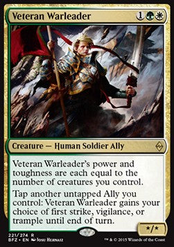 Veteran Warleader BFZ-221 Rare Excellent Englisch