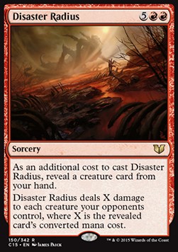 Disaster Radius C15-150 Rare Excellent Englisch