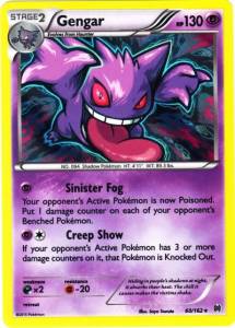 Gengar BKT-60 Holo Rare Excellent Deutsch Reverse Holo
