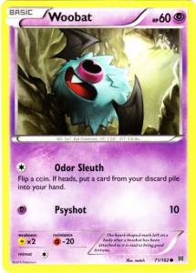Woobat BKT-71 Common Light Played Deutsch Reverse Holo