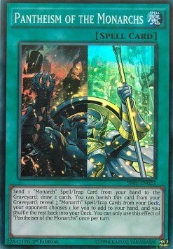 Pantheismus der Monarchen SR01-DE023 Super Rare Excellent Deutsch 1. Auflage