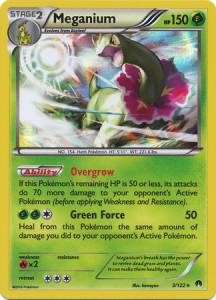 Meganium BKP-3 Holo Rare Excellent Englisch
