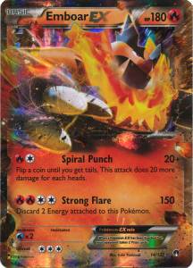 Emboar EX BKP-14 Ultra Rare Excellent Englisch