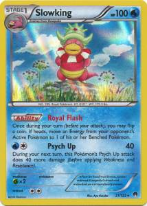 Slowking BKP-21 Holo Rare Excellent Englisch Reverse Holo
