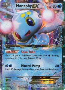 Manaphy EX BKP-32 Ultra Rare Good Englisch