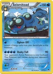 Seismitoad BKP-35 Rare Played Deutsch Reverse Holo