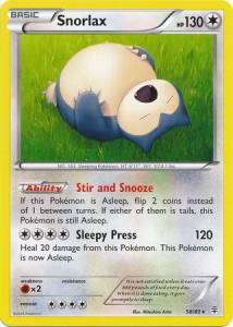 Snorlax GEN-58 Rare Excellent Englisch Reverse Holo