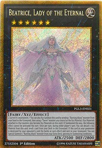 Beatrice, die ewige Dame PGL3-021 Gold Secret Rare Excellent Deutsch 1. Auflage