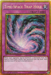 Zeit-Raum-Fallgrube PGL3-DE039 Gold Secret Rare Excellent Deutsch 1. Auflage