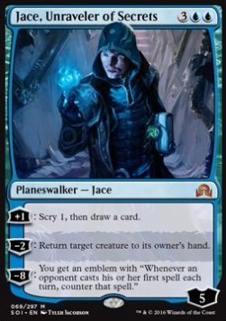 Jace, Unraveler of Secrets SOI-69 Mythic Excellent Englisch