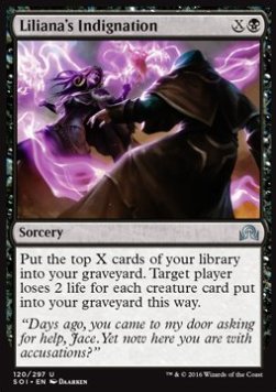 Liliana's Indignation SOI-120 Uncommon Excellent Englisch