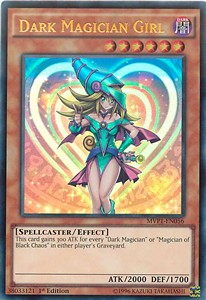 Dunkles Magier-Mädchen MVP1-DE056 Ultra Rare Excellent Deutsch 1. Auflage