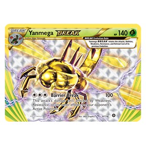 Yanmega BREAK STS-8 Holo Rare Light Played Deutsch