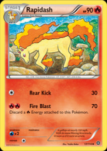 Rapidash STS-17 Uncommon Light Played Deutsch