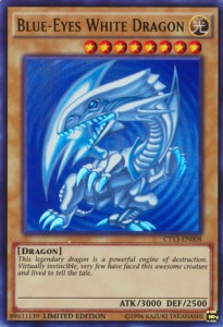 Blauäugiger w. Drache CT13-008 Ultra Rare Near Mint Deutsch