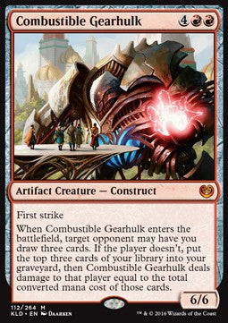 Combustible Gearhulk KLD-112 Mythic Played Englisch