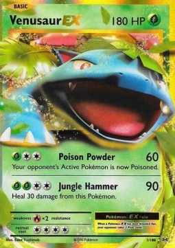 Venusaur EX EVO-1 Ultra Rare Good Englisch