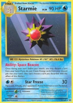 Starmie EVO-31 Rare Near Mint Englisch Reverse Holo