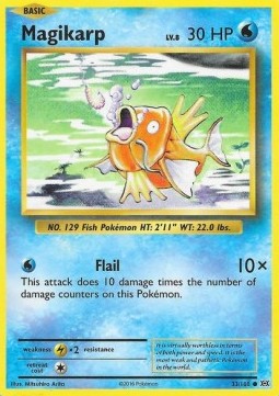 Magikarp EVO-33 Common Near Mint Englisch Reverse Holo