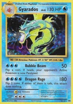 Gyarados EVO-34 Holo Rare Excellent Englisch Reverse Holo