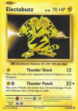 Electabuzz EVO-41 Common Near Mint Englisch Reverse Holo