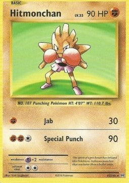 Hitmonchan EVO-62 Holo Rare Excellent Englisch