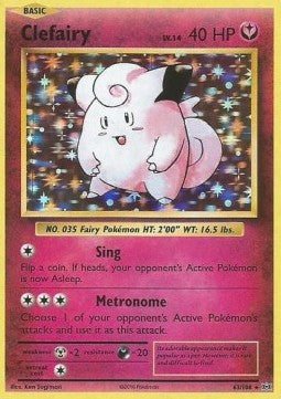 Clefairy EVO-63 Holo Rare Excellent Englisch