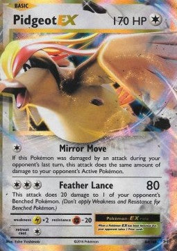 Pidgeot EX EVO-64 Ultra Rare Excellent Englisch