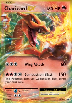 Charizard EX EVO-12 Ultra Rare Near Mint Englisch