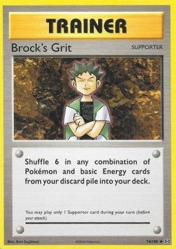 Brock's Grit EVO-74 Uncommon Near Mint Englisch Reverse Holo