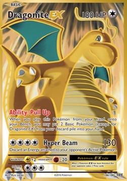 Dragonite EX EVO-106 Ultra Rare Excellent Englisch