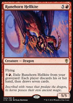 Runehorn Hellkite C16-20 Rare Excellent Englisch