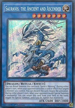 Sauravis, der Alte und Aufgestiegene INOV-DE037 Secret Rare Good Deutsch 1. Auflage
