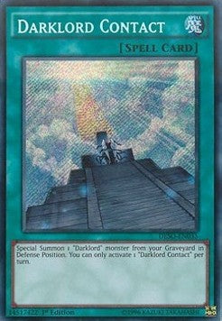 Finsterlord-Kontakt DESO-035 Secret Rare Good Deutsch 1. Auflage