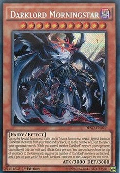 Finsterlord Morgenstern DESO-029 Secret Rare Excellent Deutsch 1. Auflage