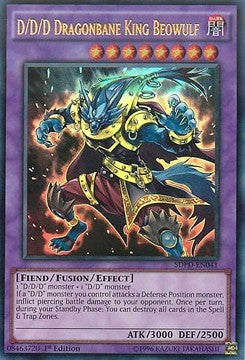 D/D/D-Drachenbann-König Beowulf SDPD-041 Ultra Rare Excellent Deutsch 1. Auflage