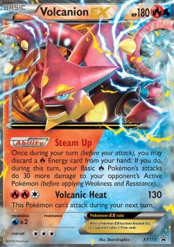 Volcanion EX XYPR-173 Promo Light Played Englisch
